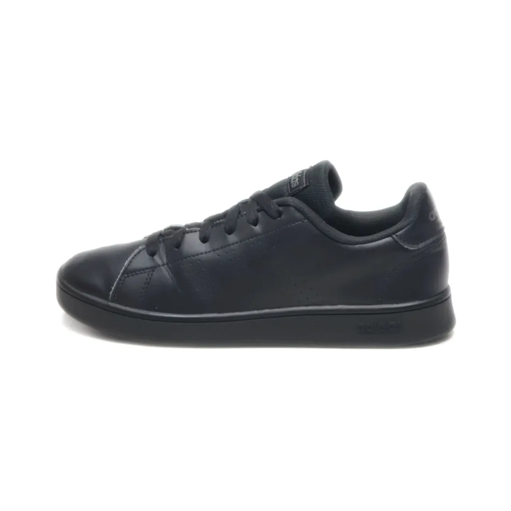 Adidas Advantage C Sneakers Leather Black Colour For Kids