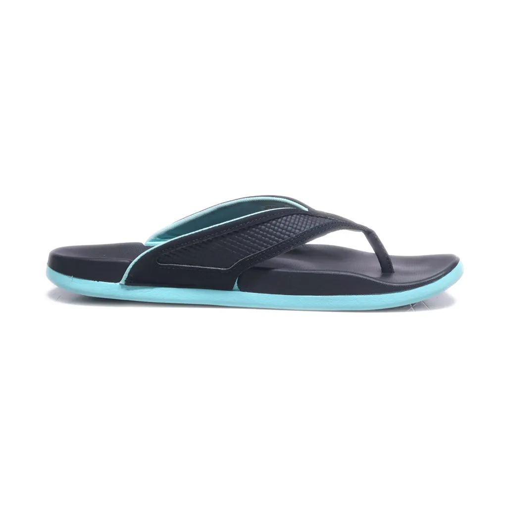 Adidas Flip Flops Pu Leather Black Colour For Men