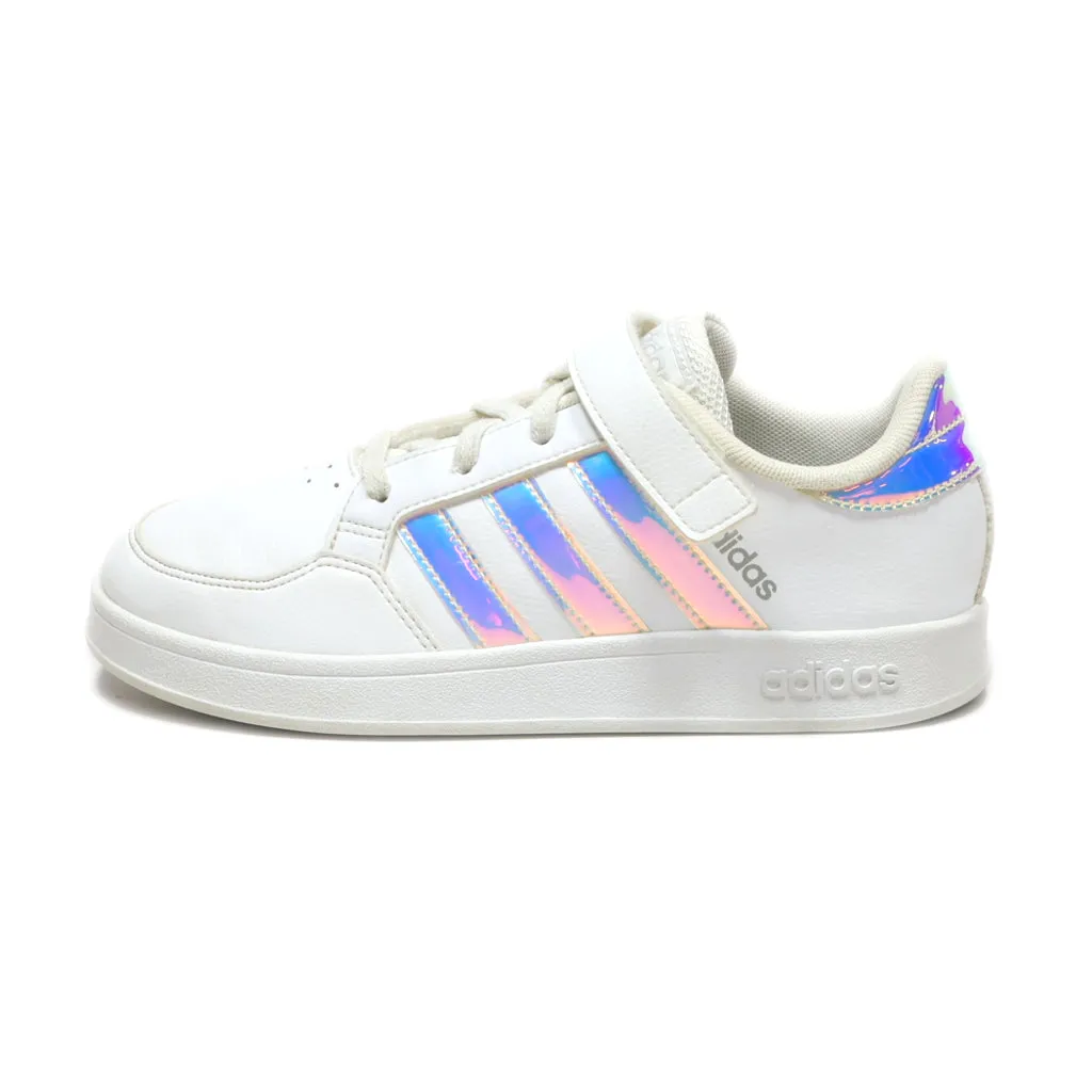 Adidas Grand Court 2.0 Sneakers Leather White Colour For Kids