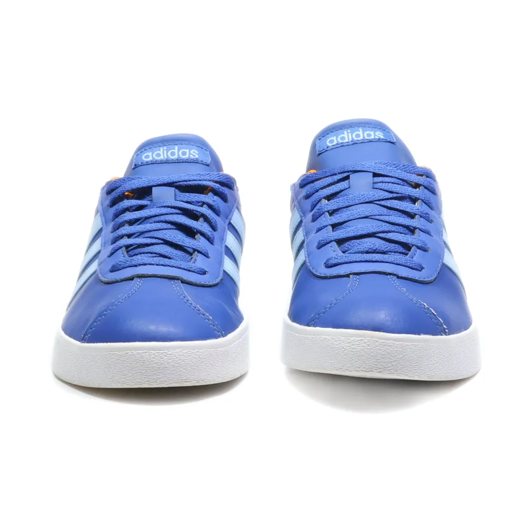 Adidas Low-Top Sneakers Leather Blue Colour For Women