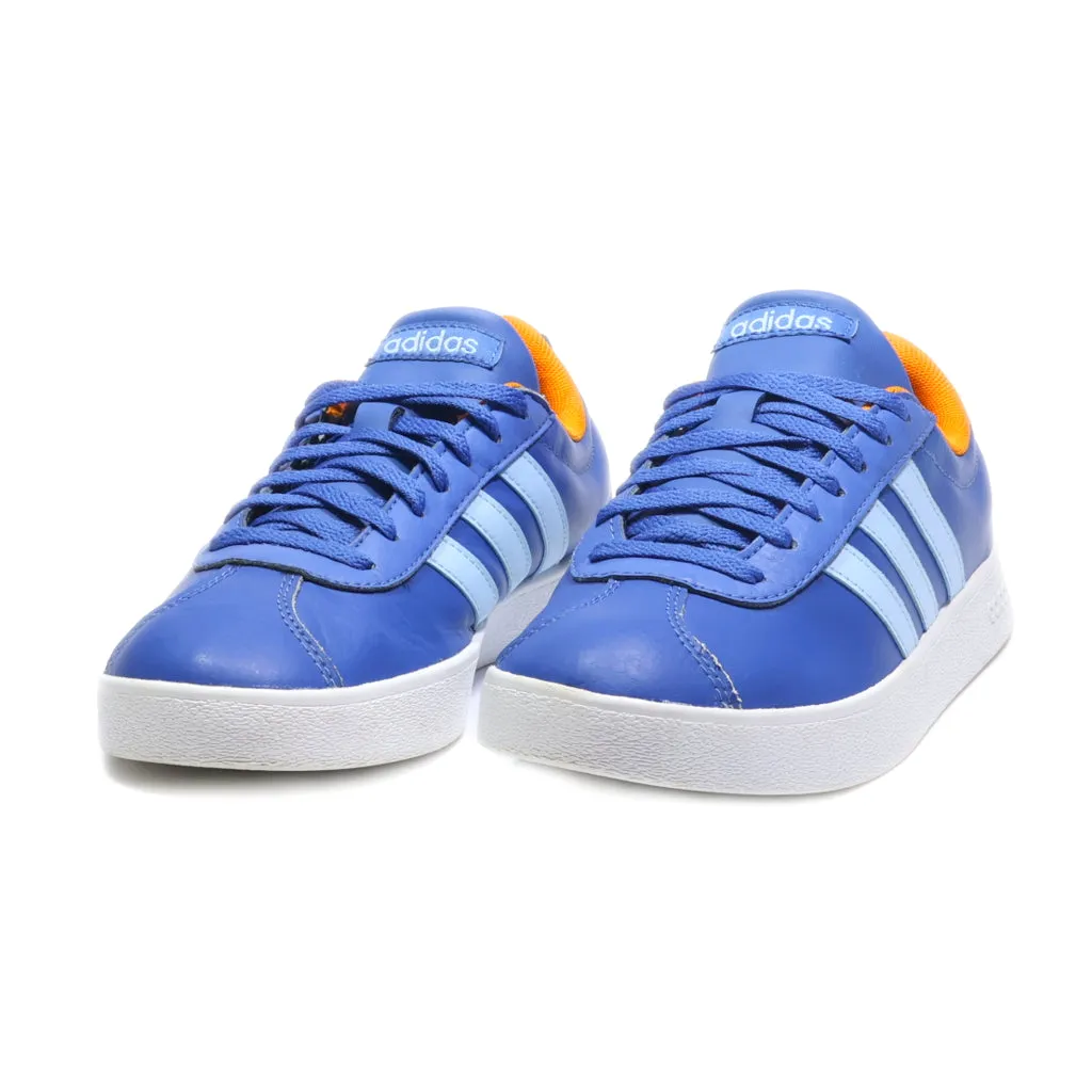 Adidas Low-Top Sneakers Leather Blue Colour For Women