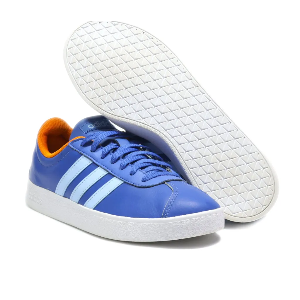 Adidas Low-Top Sneakers Leather Blue Colour For Women