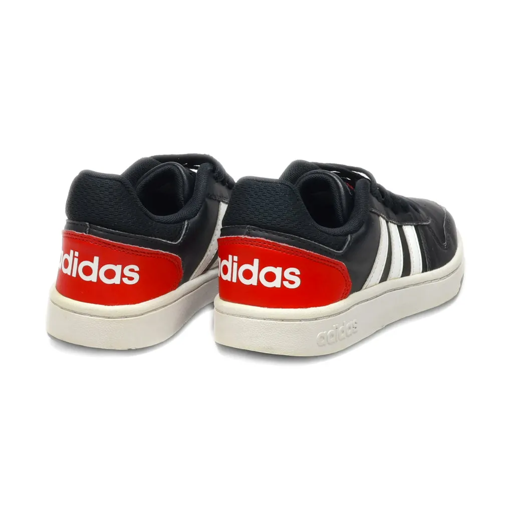 Adidas Neo Originals Hoops 2.0 Sneakers Leather Black Colour For Kids