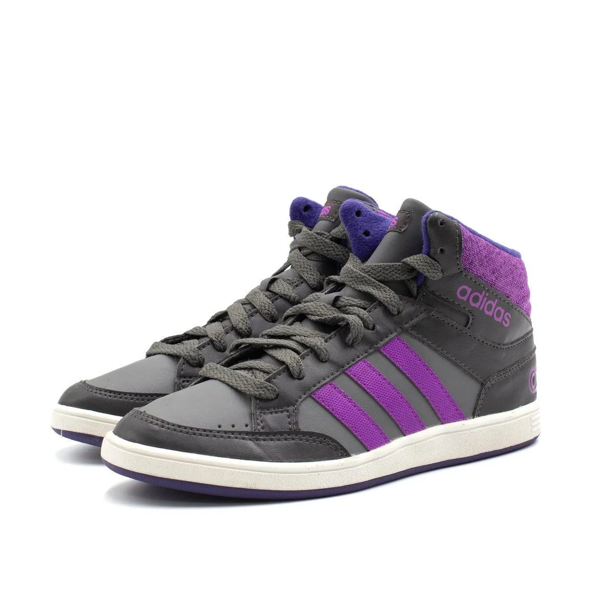 Adidas Neo Sneakers Fabric Grey Colour For Kids