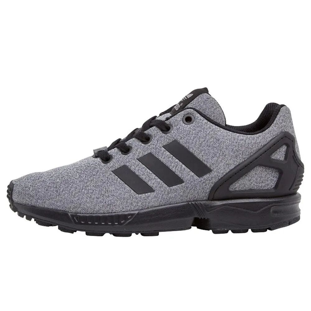 adidas Originals Boys ZX Flux Trainers Black-Black-Grey