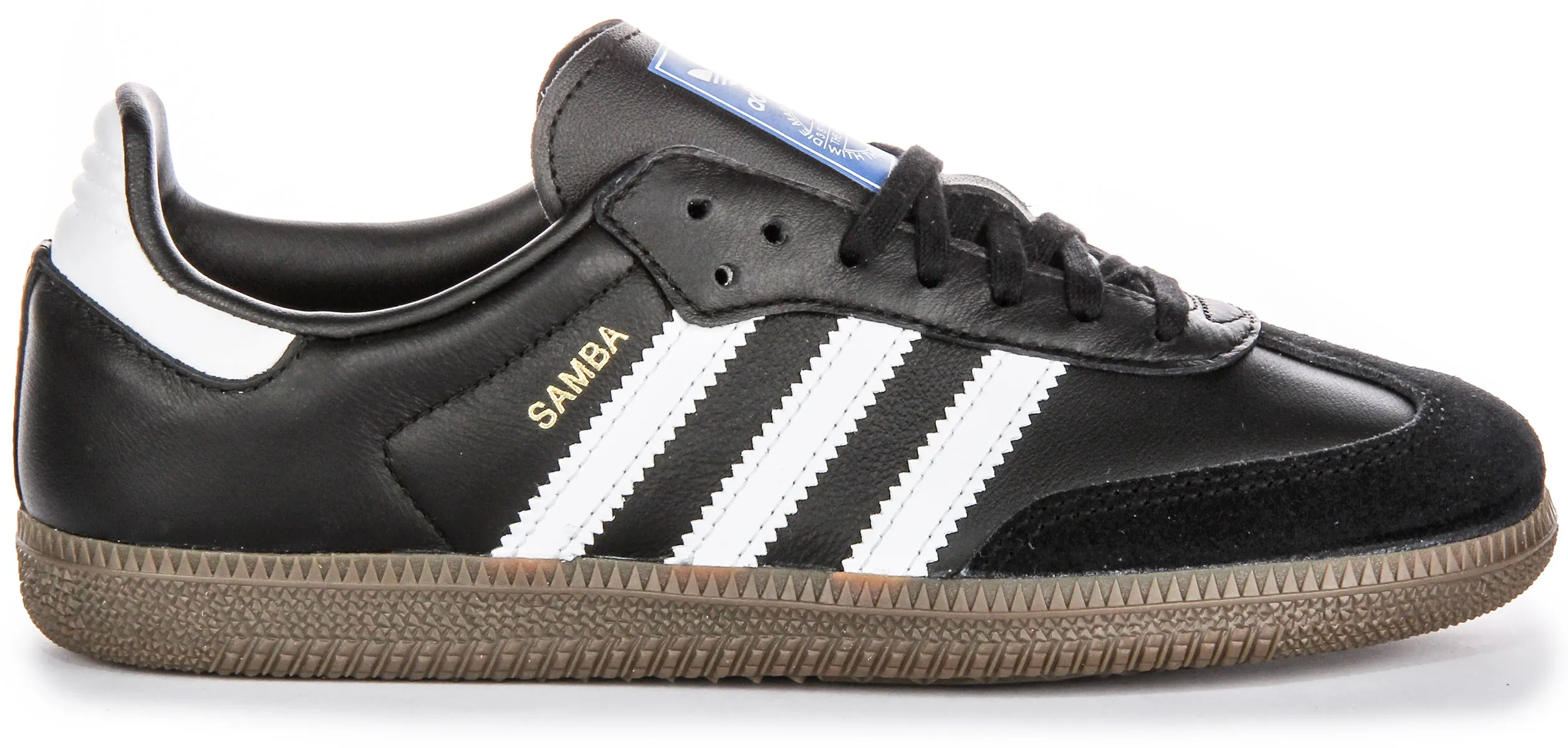 Adidas Samba OG J In Black White For Youth