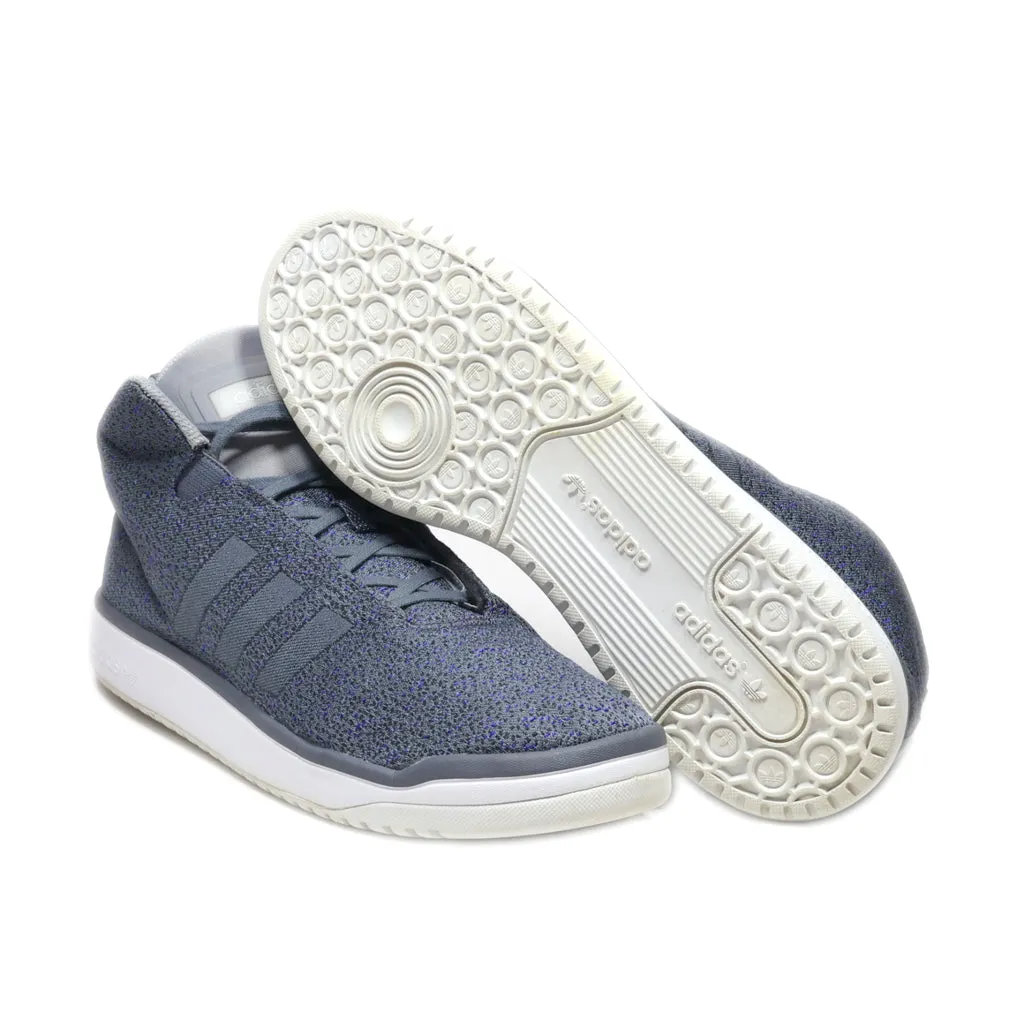 Adidas Training High-Top Sneakers Fabric Blue Colour For Men