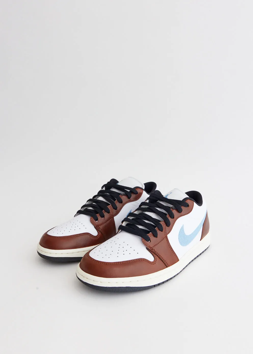 Air Jordan 1 Retro Low SE 'Brown Blue Grey' Sneakers