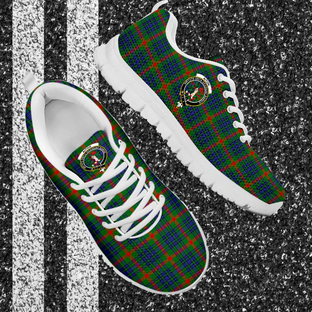 Aiton Tartan Sneakers with Family Crest