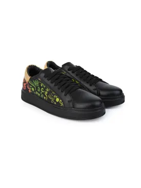 Alberto Torresi Black Lightweight Stylish Sneakers