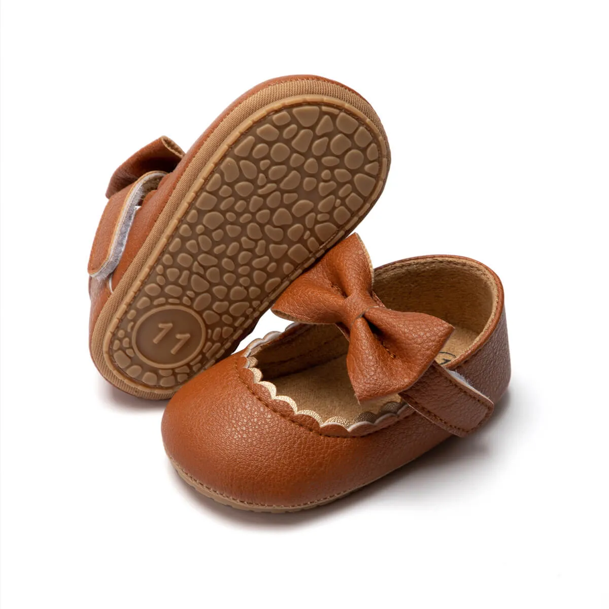 Amayra Soft Sole Shoes - Tan