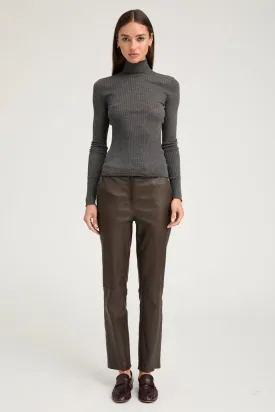 Americano Leather Sophia Cigarette Trousers