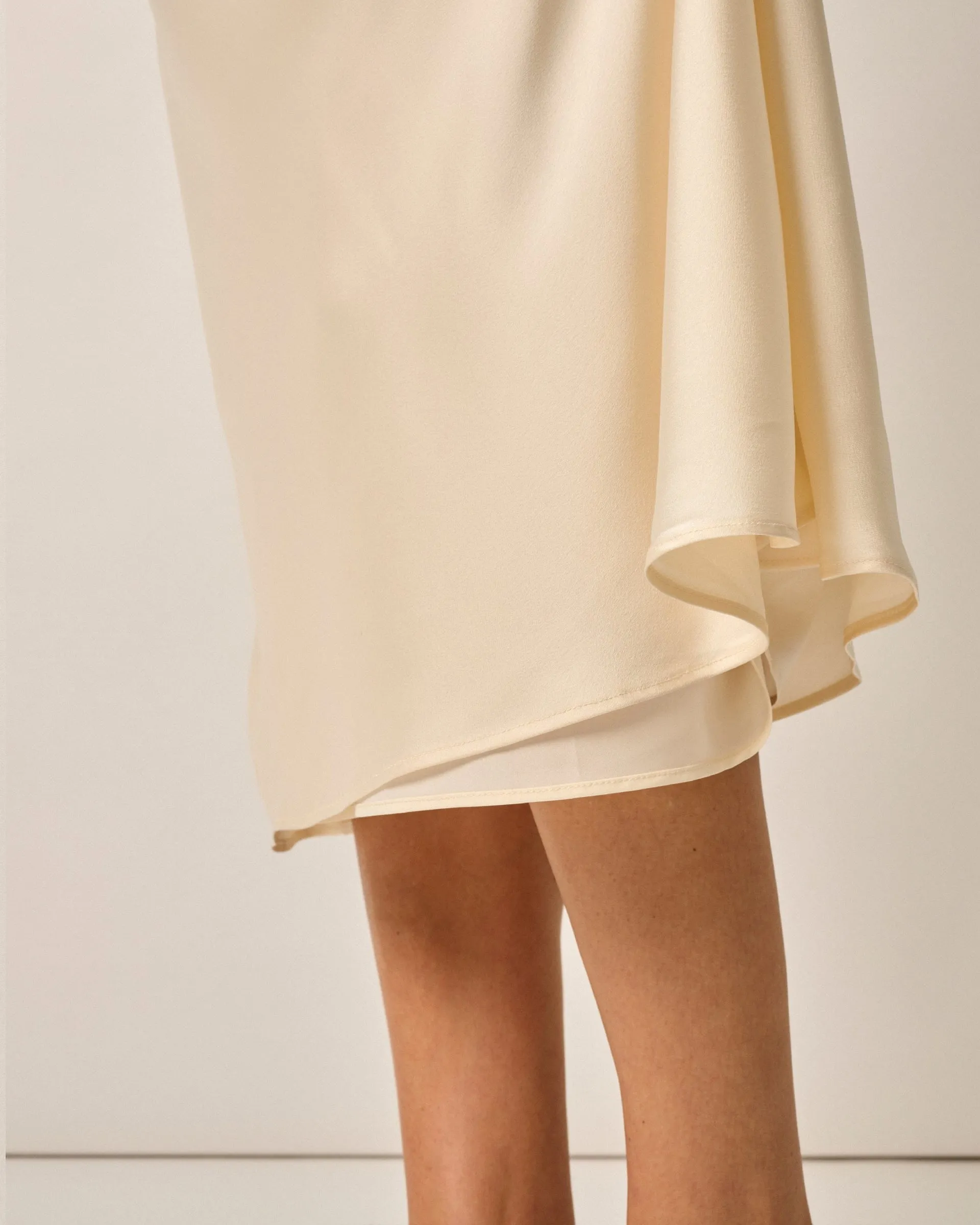 Audrey Charmeuse Slip Skirt