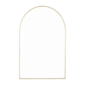 Bjorn 85cm Arch Mirror - Brass