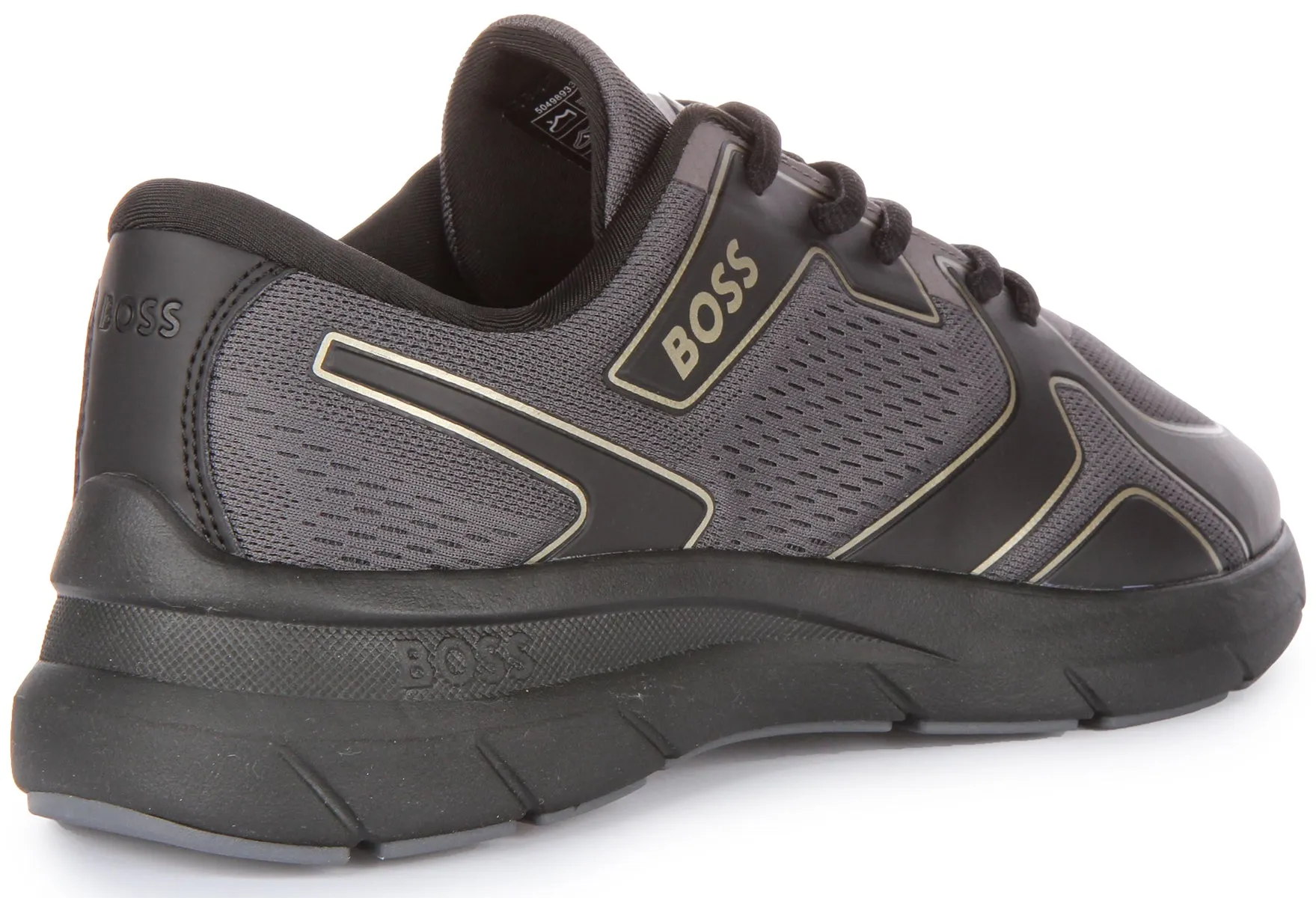 Boss Owen Runner Empire In Black Gold For Men