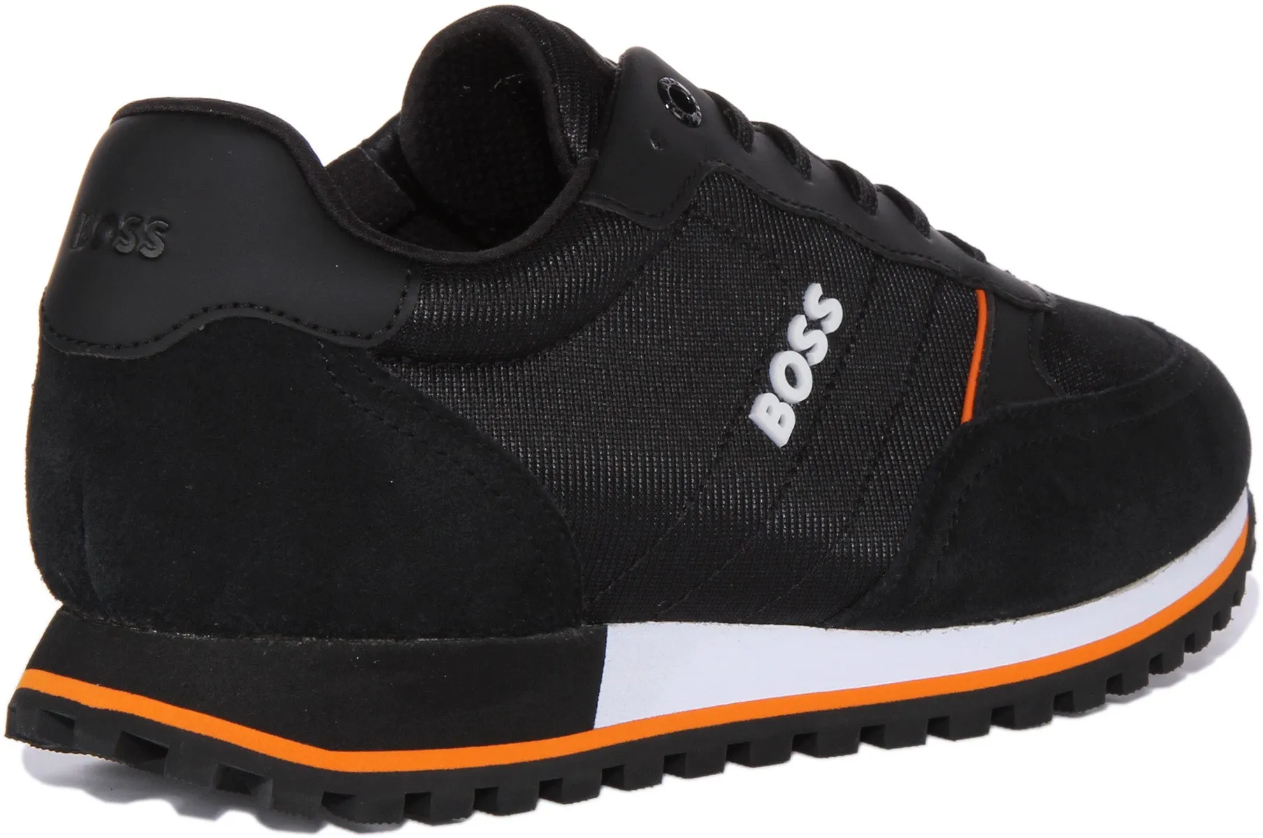 Boss Parkhour L Runner In Black Orange For Men