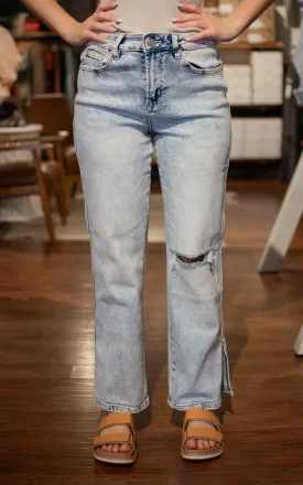 Carolina Blue High Rise Mica Jeans