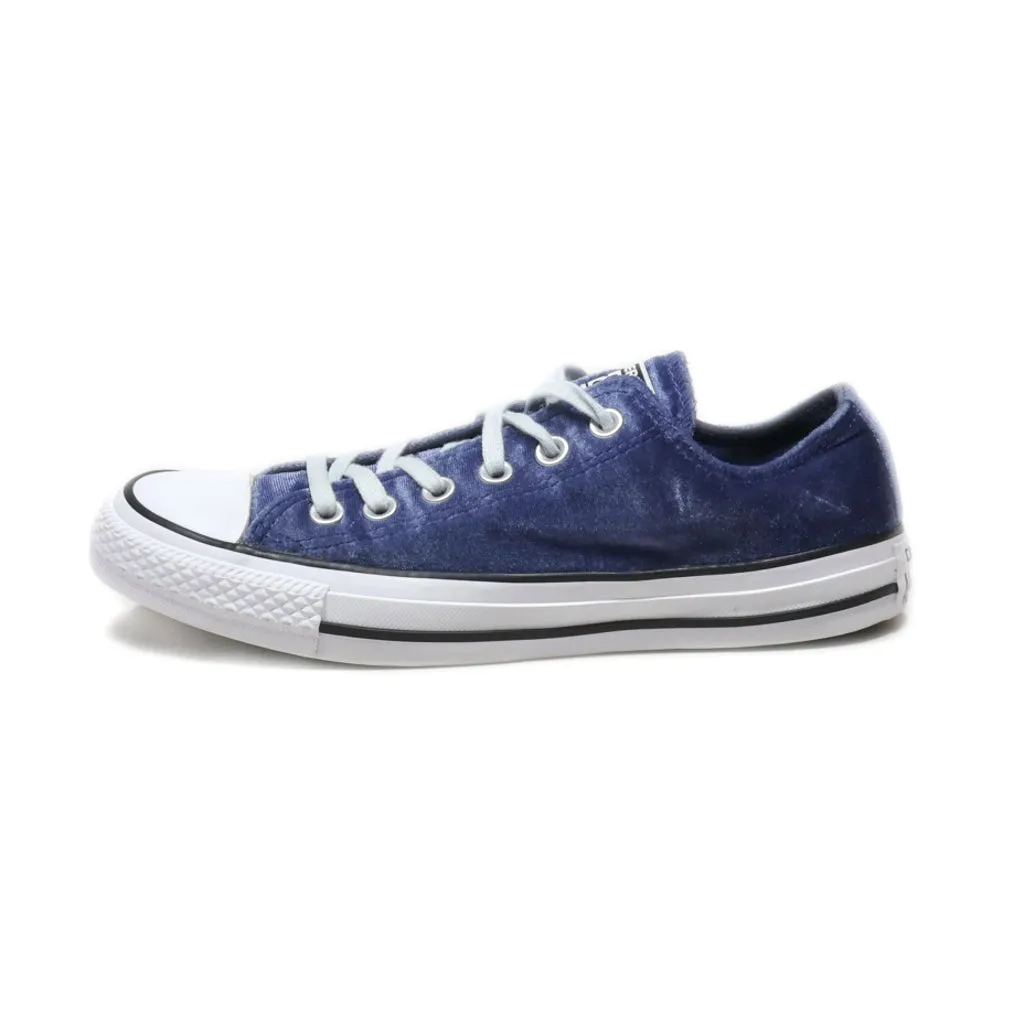 Converse Chuck Taylor All Star Low-Top Sneakers Fabric Blue Colour For Women