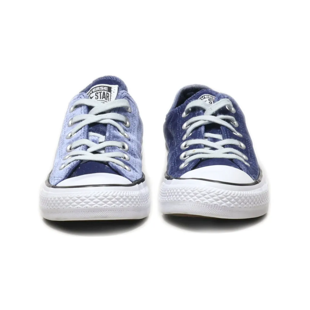 Converse Chuck Taylor All Star Low-Top Sneakers Fabric Blue Colour For Women