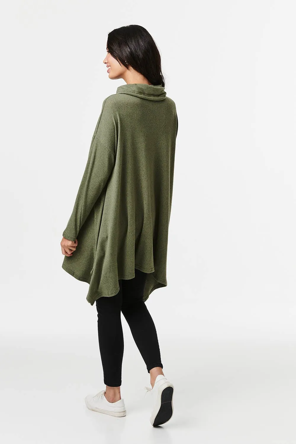 Cowl Neck Oversized Jumper