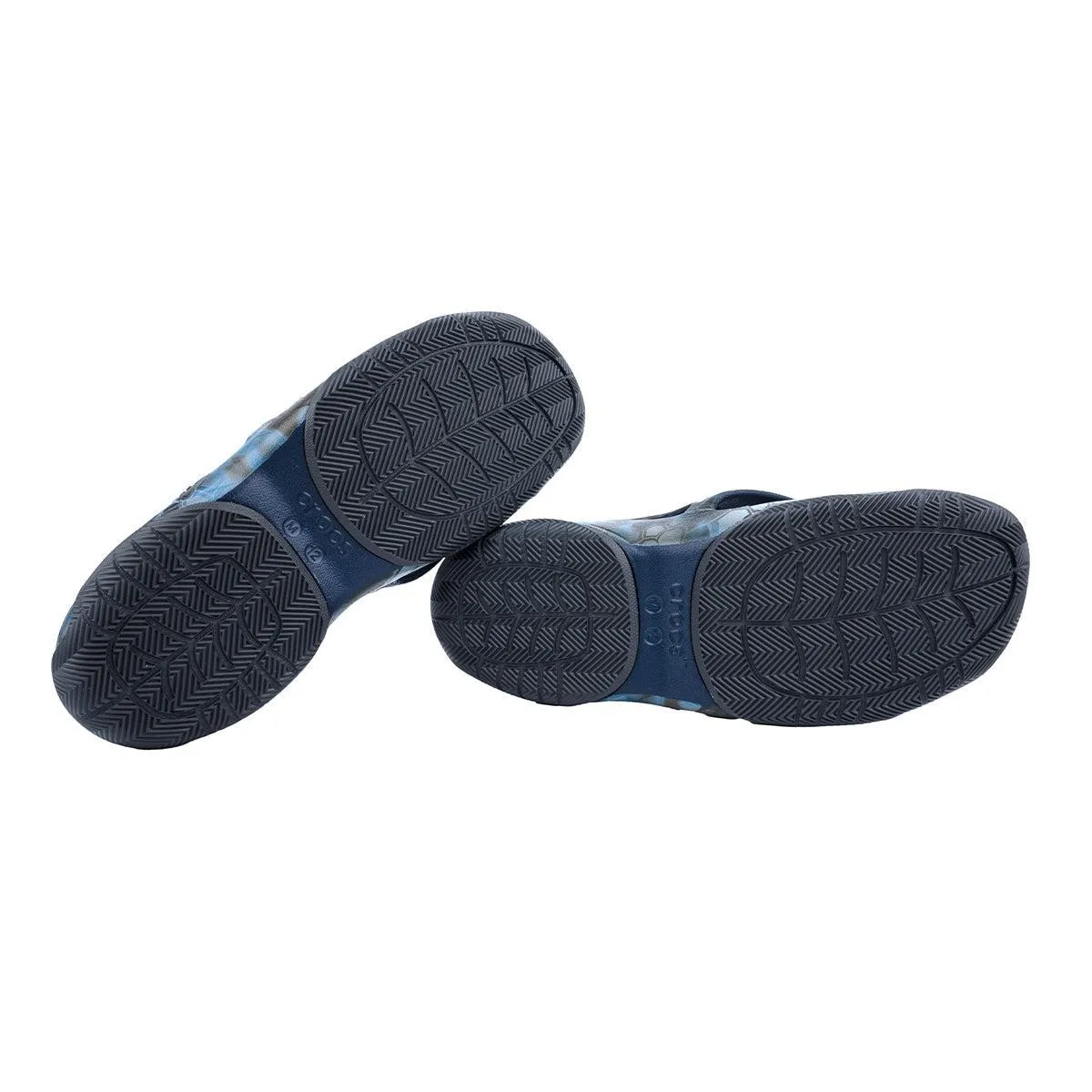 Crocs Kryptek Neptune Flipflops Casual Sandals Rubber Blue Colour For Men