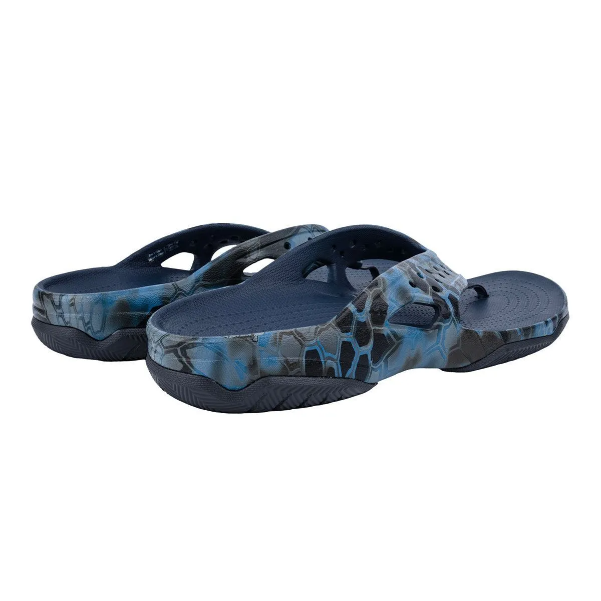 Crocs Kryptek Neptune Flipflops Casual Sandals Rubber Blue Colour For Men