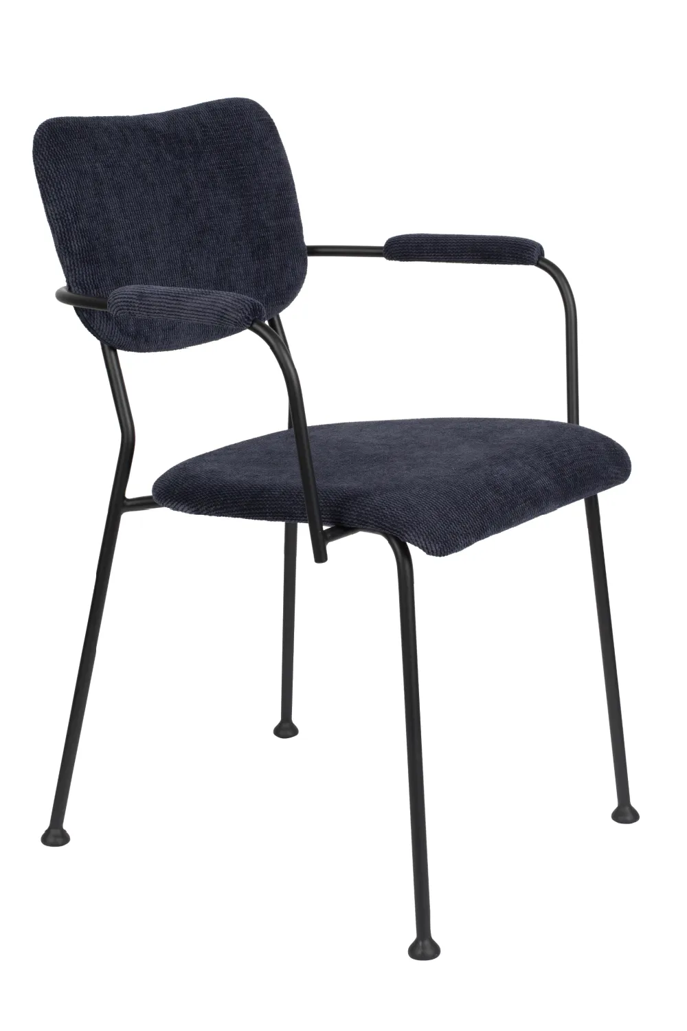 Dark Blue Upholstered Dining Chairs (2) | Zuiver Benson