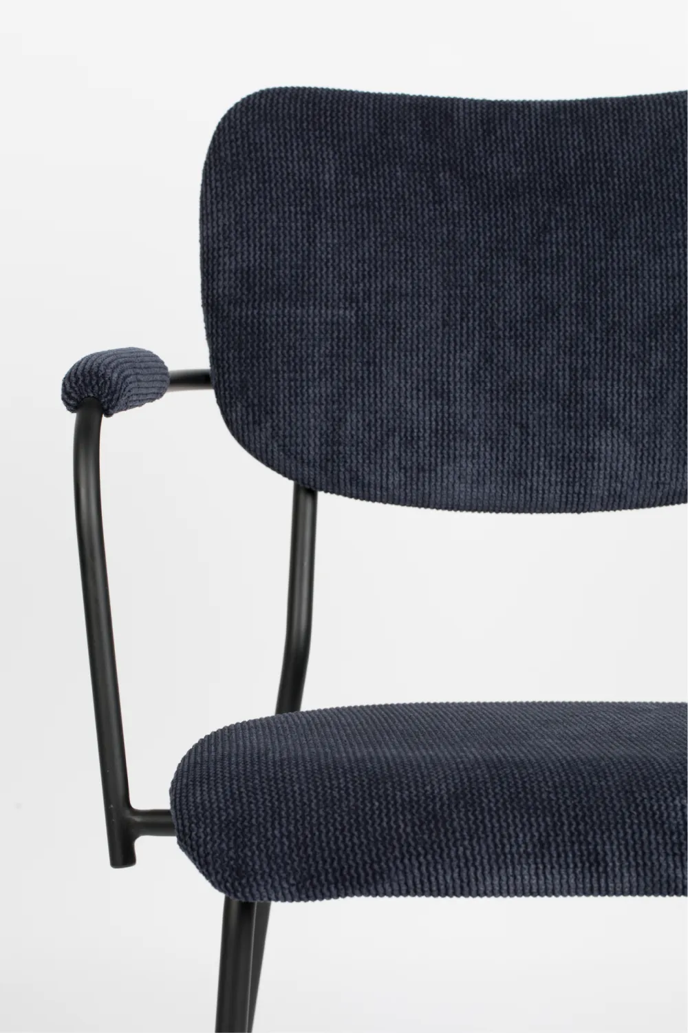 Dark Blue Upholstered Dining Chairs (2) | Zuiver Benson