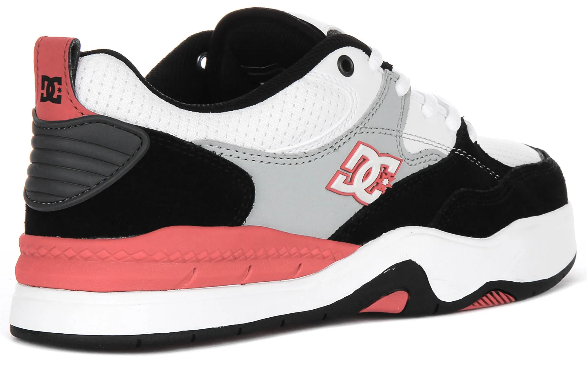 Dc Shoes Ascend In Wht Blk Red For Men