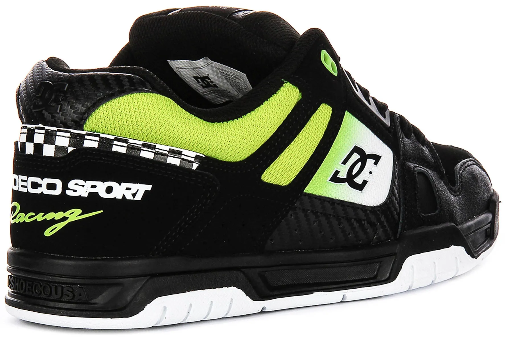 Dc Shoes Stag SE In Black Green For Men