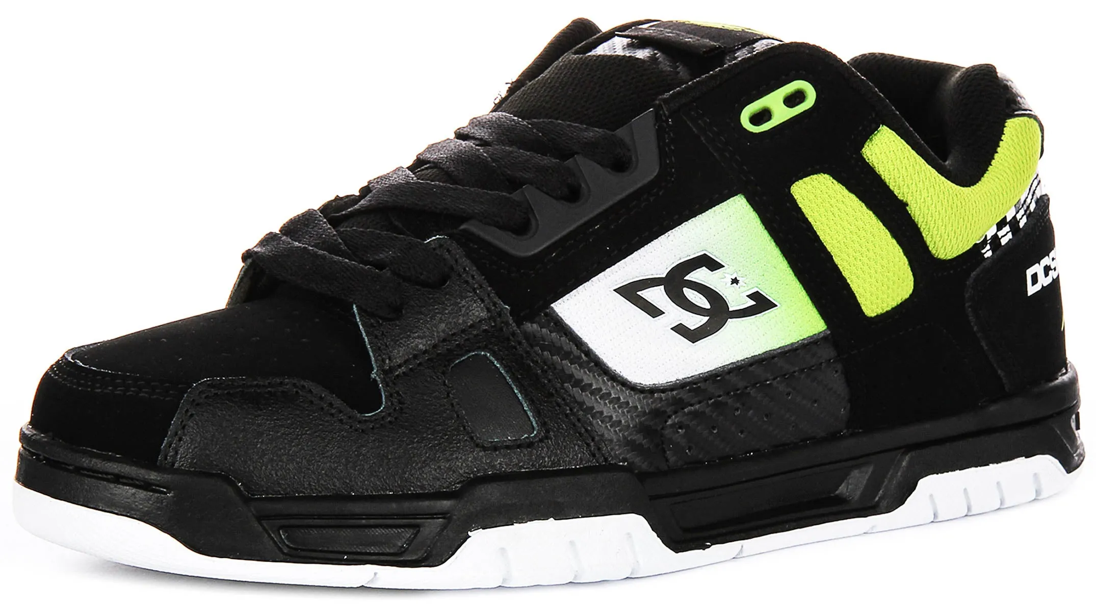 Dc Shoes Stag SE In Black Green For Men