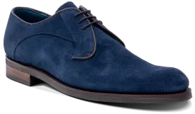 Derby - Navy Suede