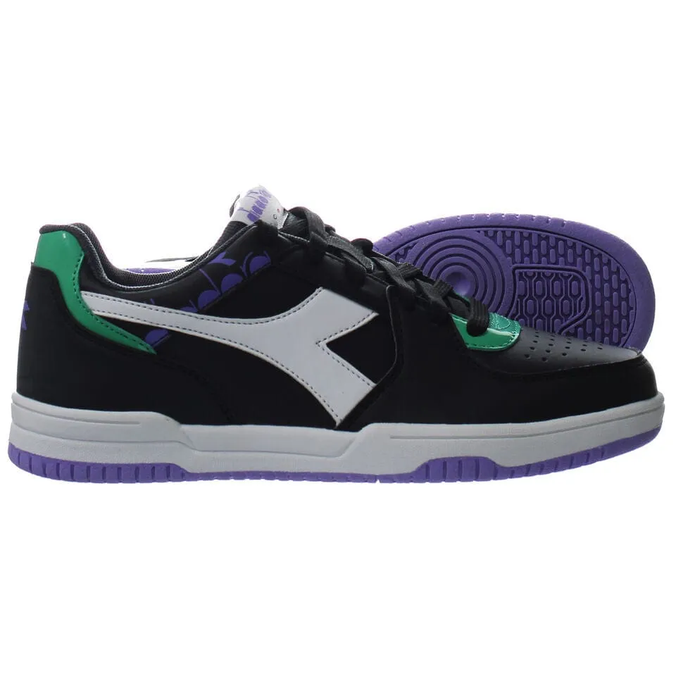 DIADORA - Raptor Lace-Up Black Synthetic Womens Trainers