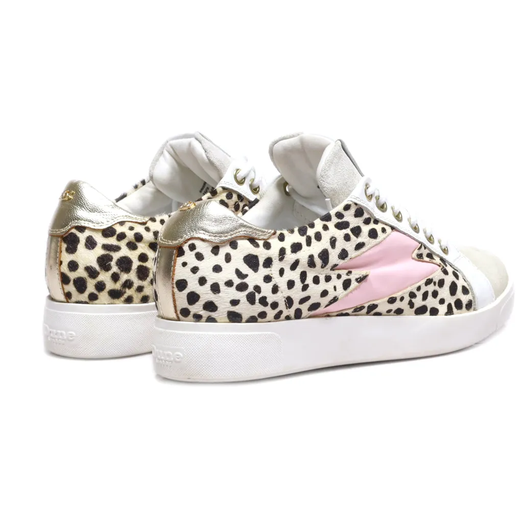 Dune London Low-Top Sneakers Hair Calf Multicolour Colour For Women