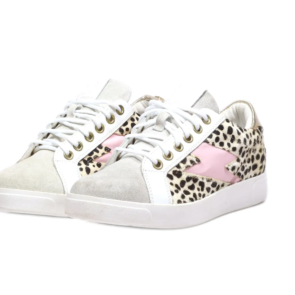 Dune London Low-Top Sneakers Hair Calf Multicolour Colour For Women