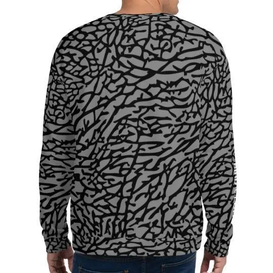 Elephant Print Crewneck