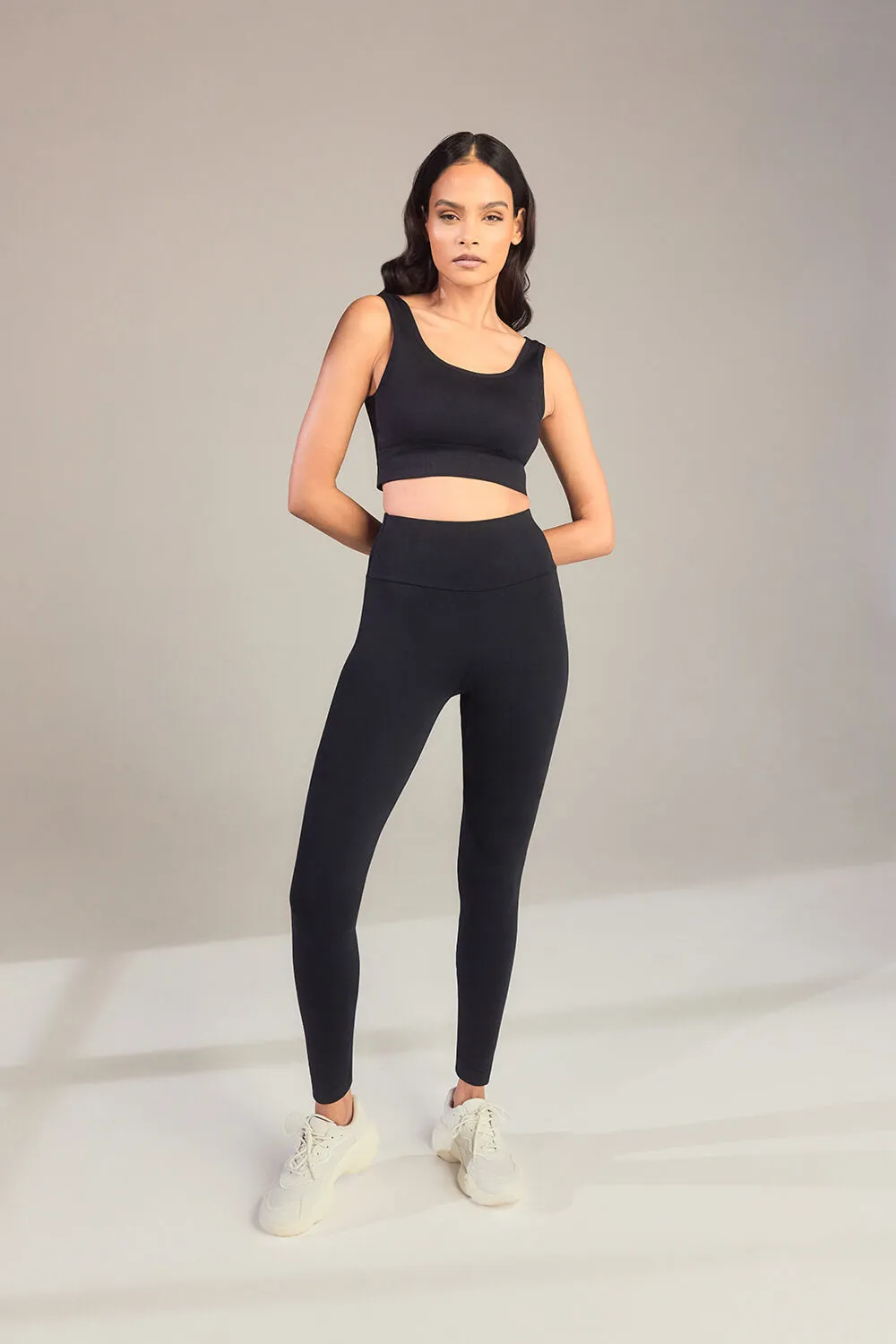 Everyday High Waisted Leggings - Black