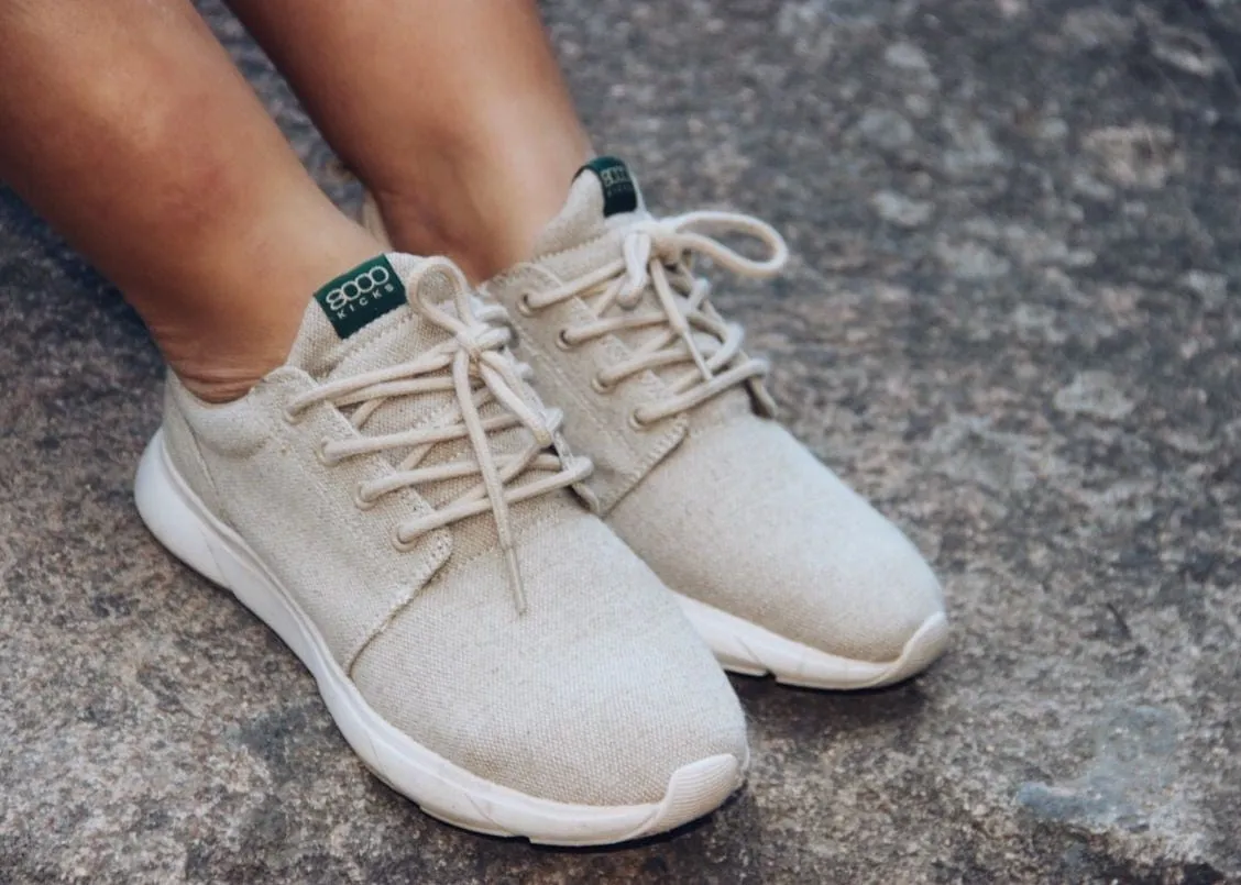 Explorer V2 Women's Vegan Hemp Trainers | Beige