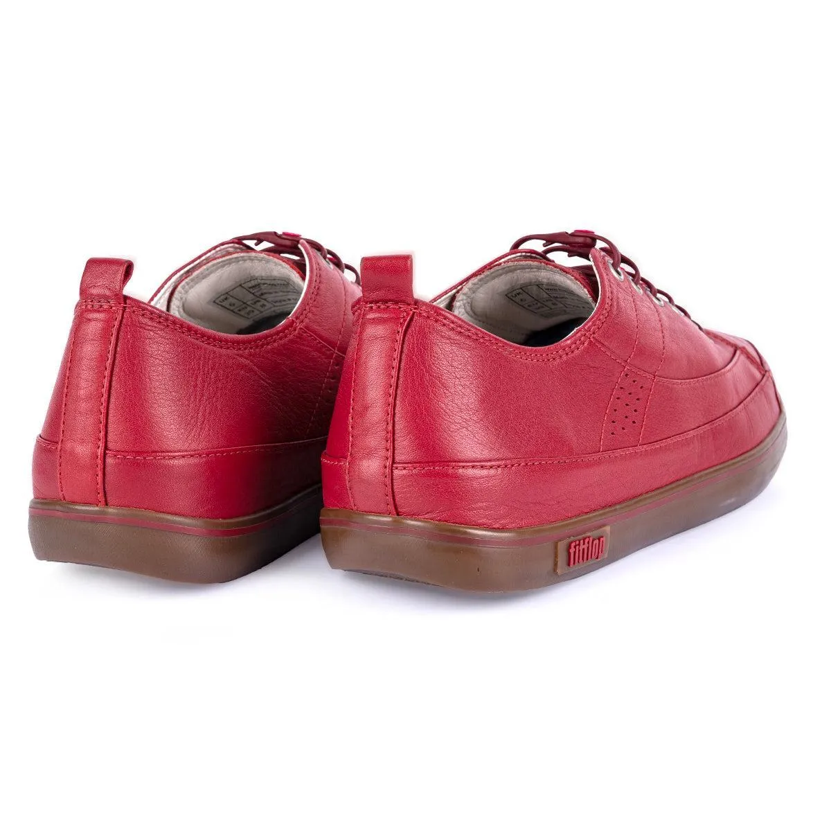 Fitflop Supertone Blaze Low-Top Sneakers Leather Red Colour For Women