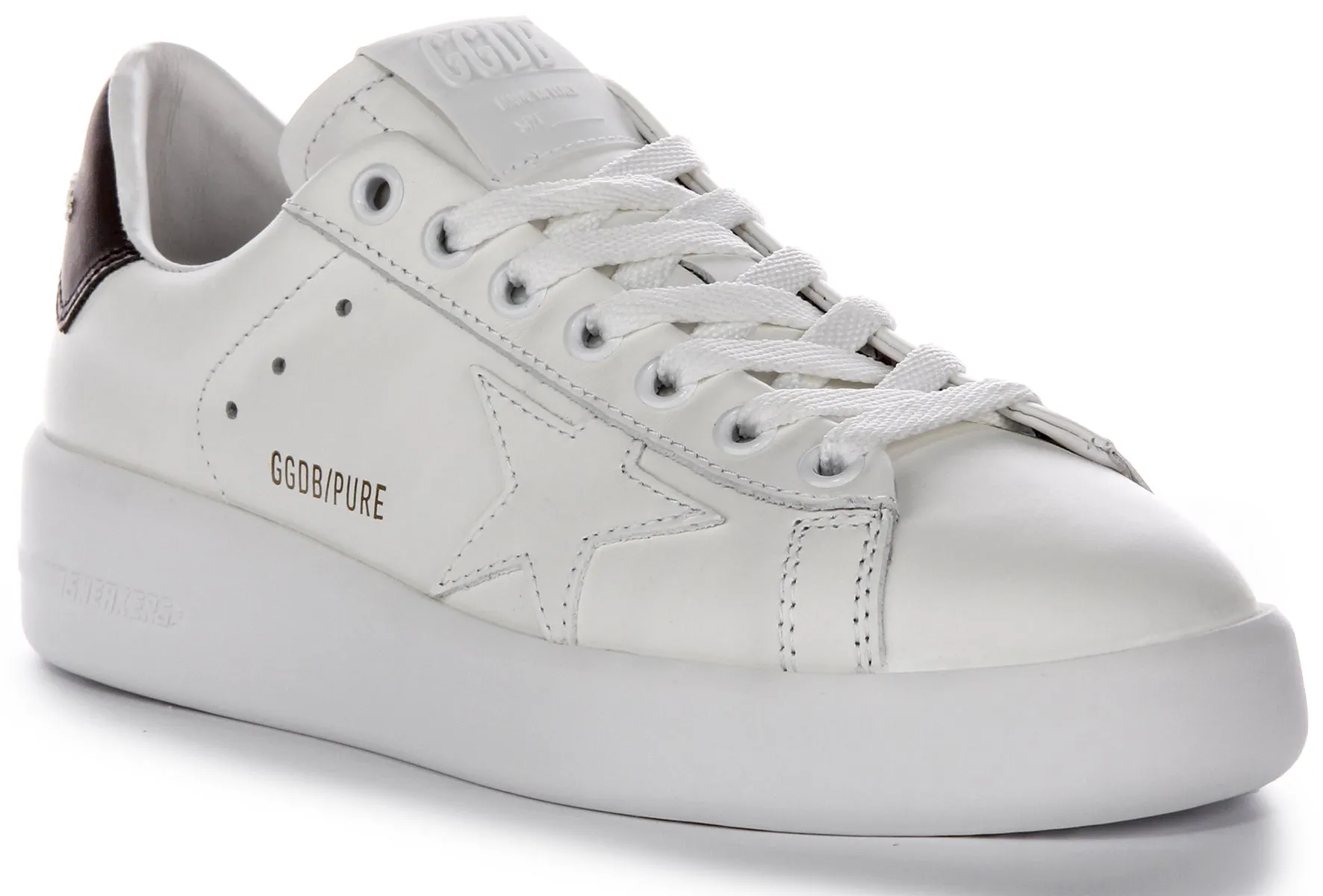 Golden Goose Pure Star New In White Black For Women