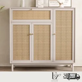 GORD Rattan Shoe Cabinet Sideboard