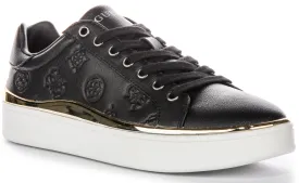 Guess Bonny 4G Trainers In Black For Women