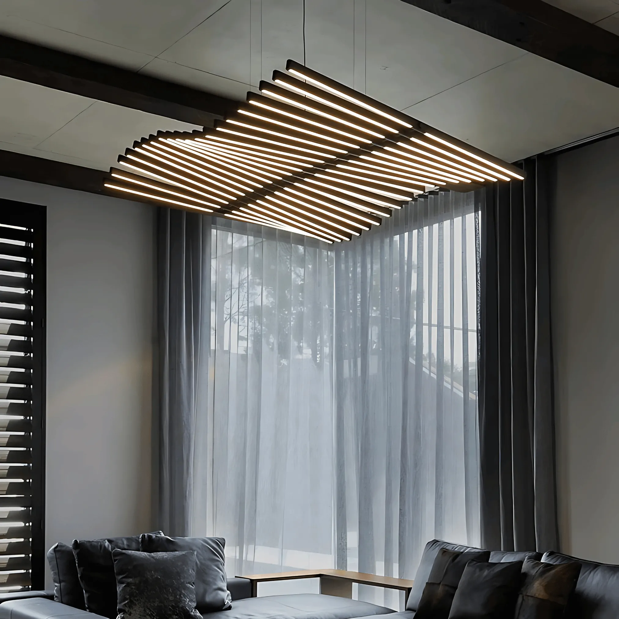 Horten - Customizable Form LED Ceiling Light Chandelier