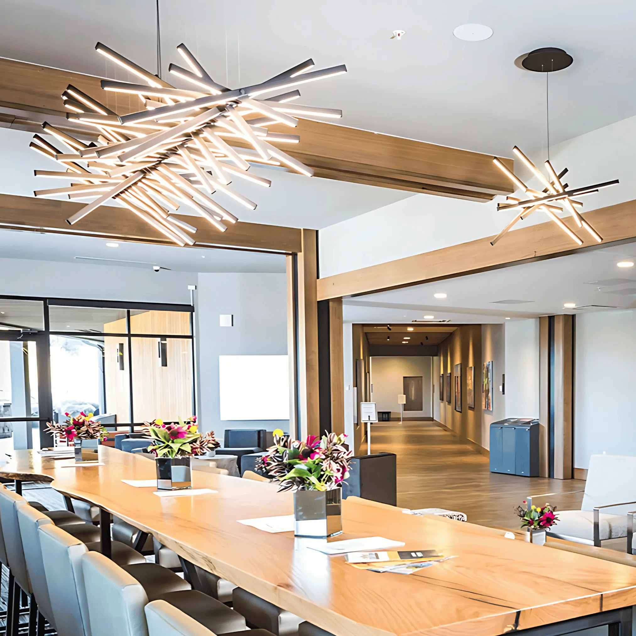 Horten - Customizable Form LED Ceiling Light Chandelier