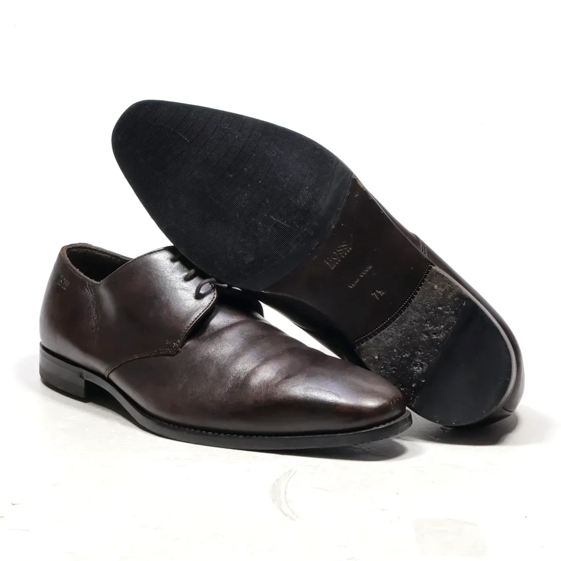 Hugo Boss Formal Lace Ups Leather Brown Colour For Men