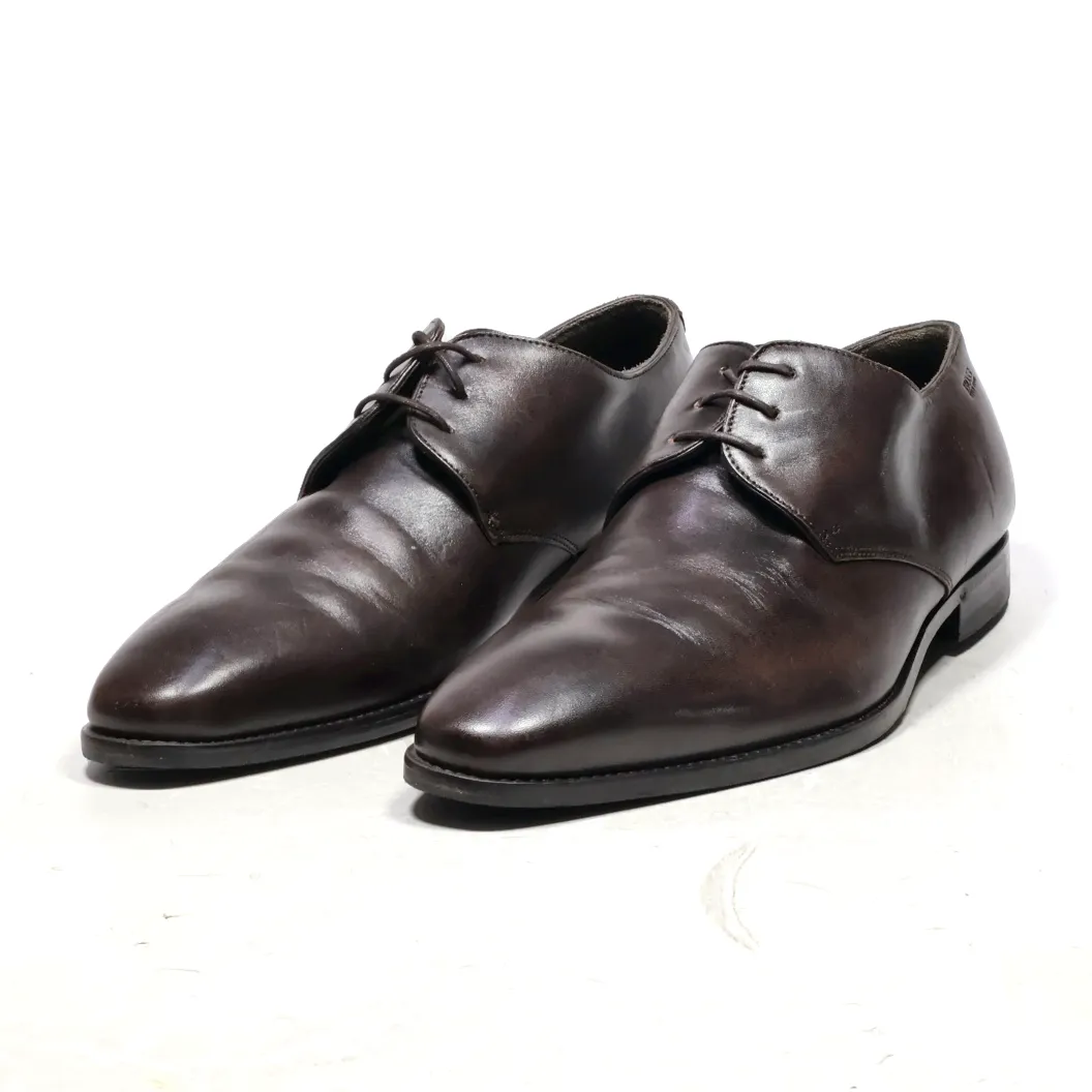 Hugo Boss Formal Lace Ups Leather Brown Colour For Men