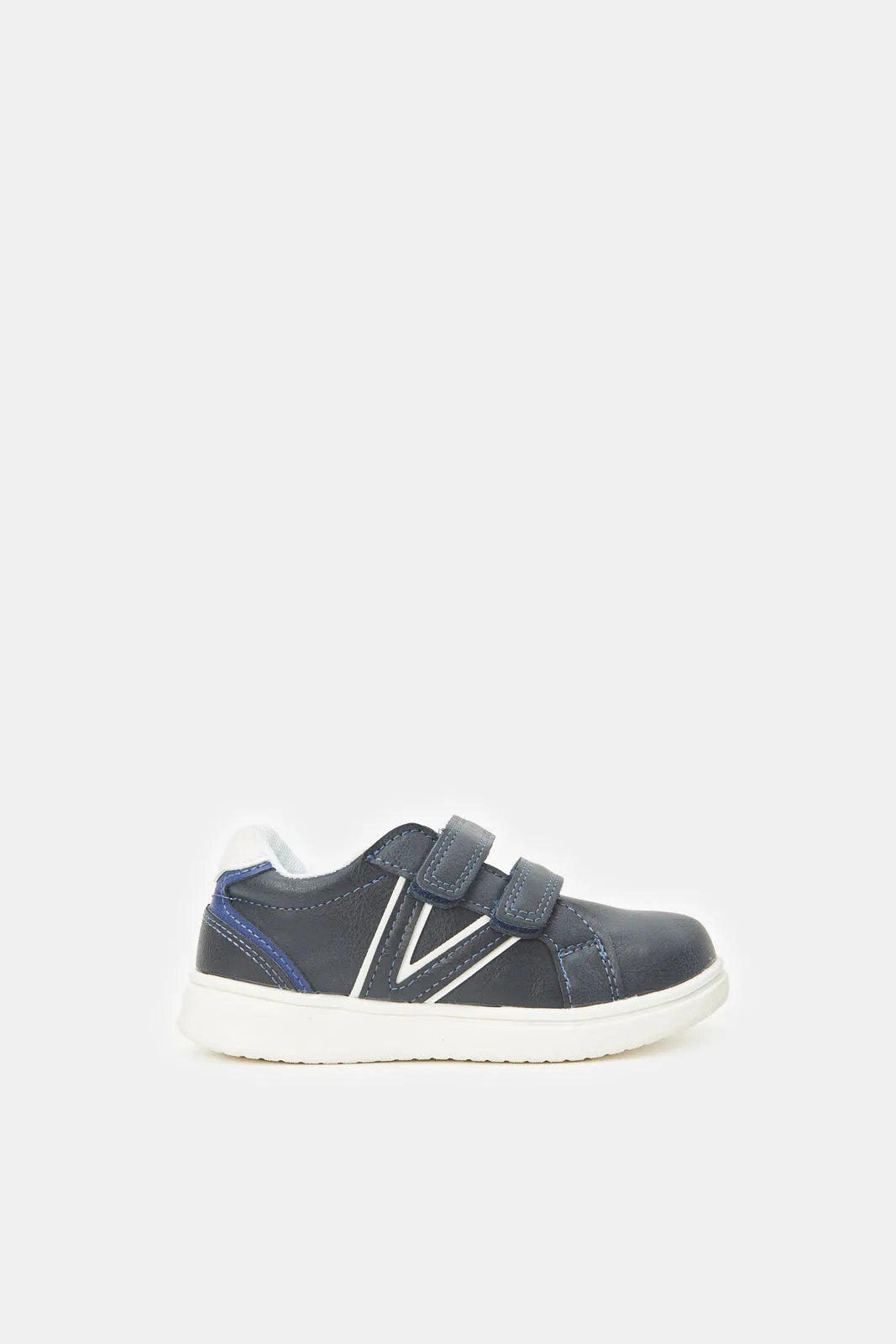 Infant Boys Navy Velcro Sneaker