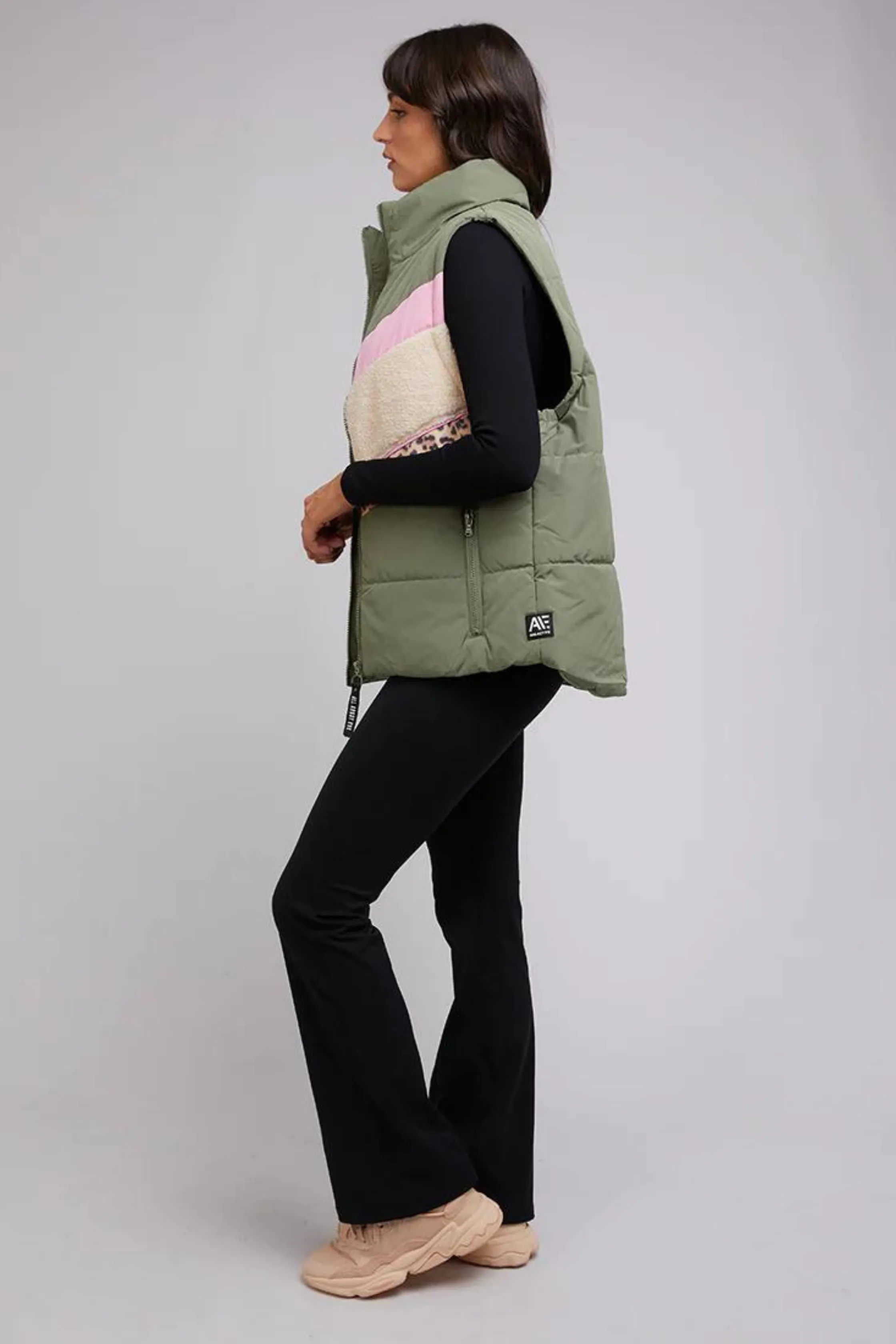 JORDAN PUFFER VEST - Khaki