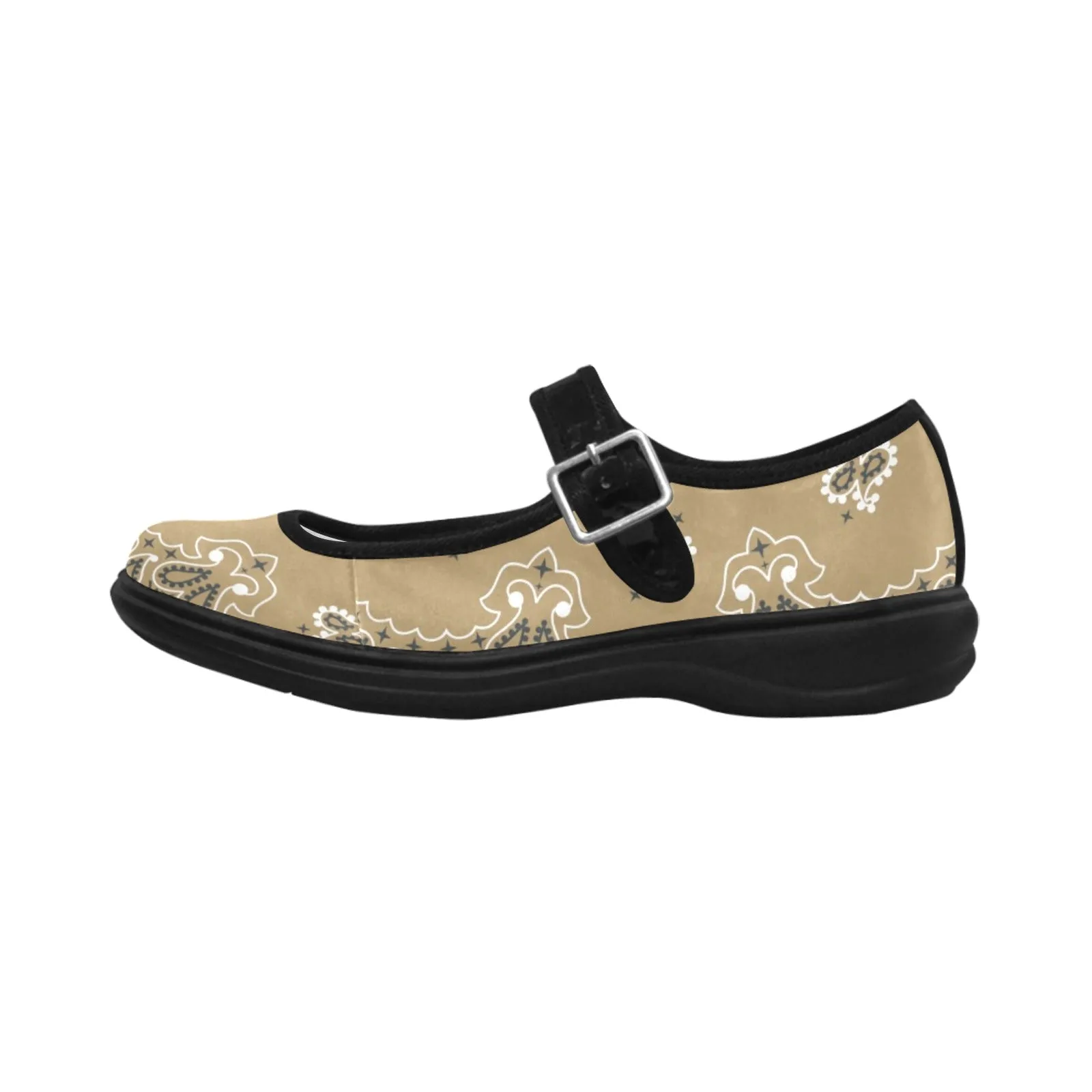 Lark Bandana Mila Satin Women's Mary Jane Shoes (Model 4808)