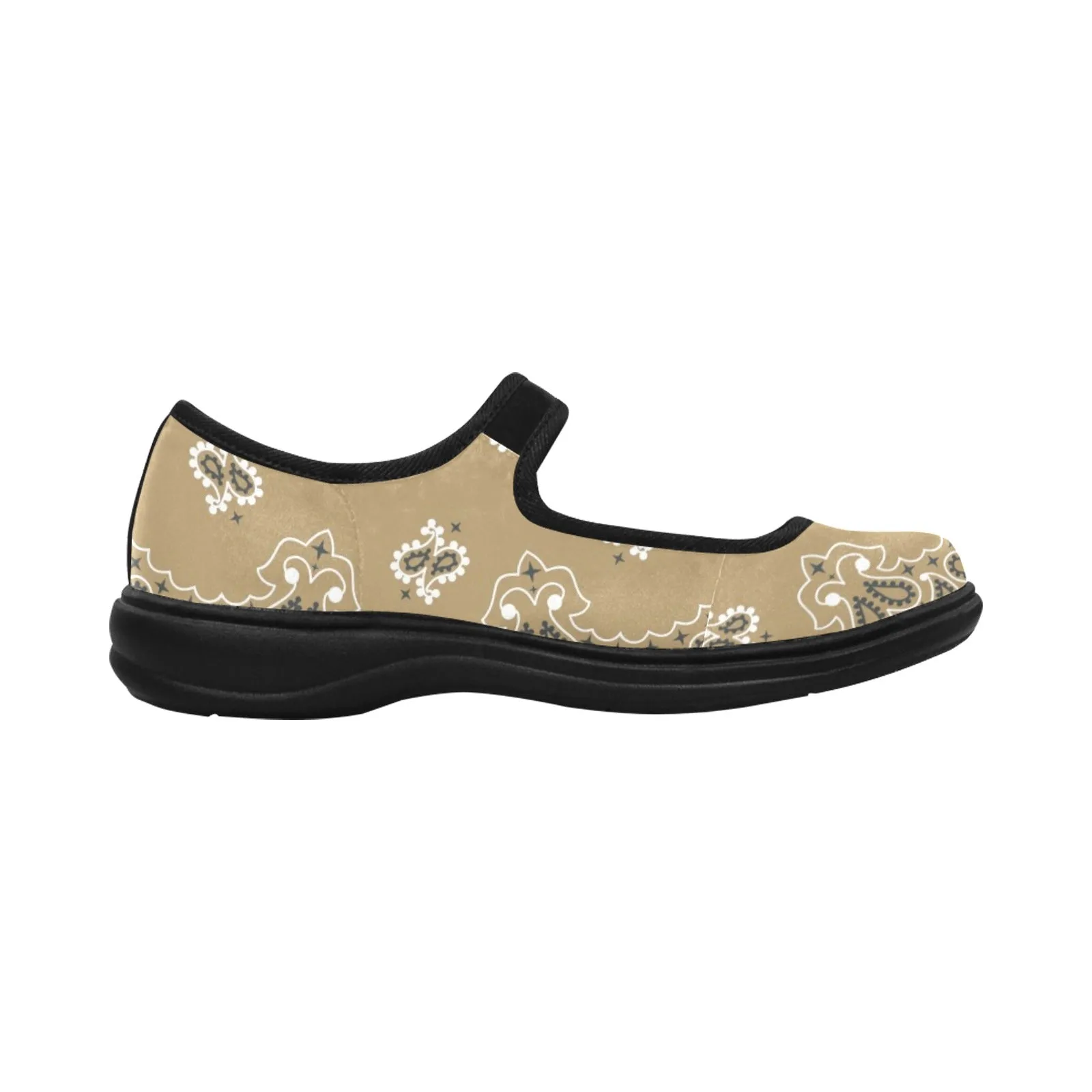 Lark Bandana Mila Satin Women's Mary Jane Shoes (Model 4808)